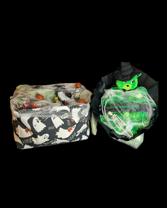 Spooky booquets & boo basket bundle
